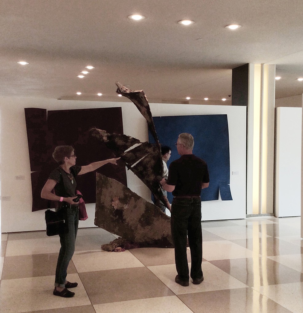 The transformative power of Art , exibition at UN, New York by Fabrizio Ruggiero 